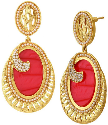 the jewelbox Oval Dangling Copper Drops & Danglers