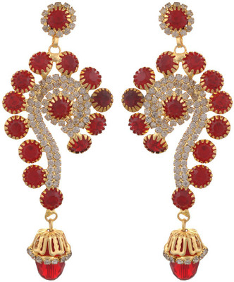 

Blacksmith Indian Princess Crystal Metal Drop Earring