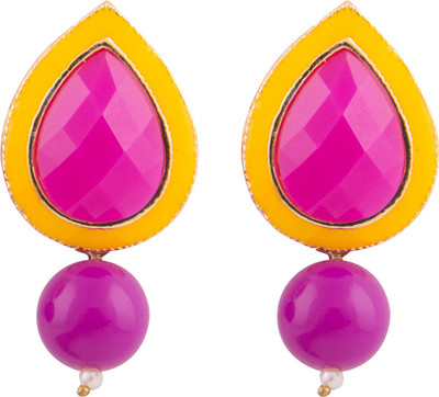 

Kshitij Jewels Color Blast Alloy Drop Earring