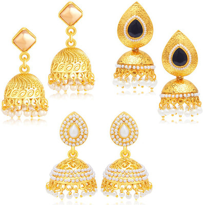 

Sukkhi Eye-Catchy Jhumki Alloy Earring Set