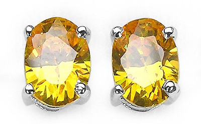 

Johareez Beautiful Cubic Zirconia Sterling Silver Stud Earring