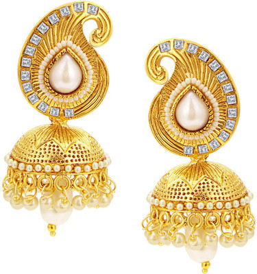 

Sukkhi Sleek Jhumki Gold Plated Alloy Jhumki Earring