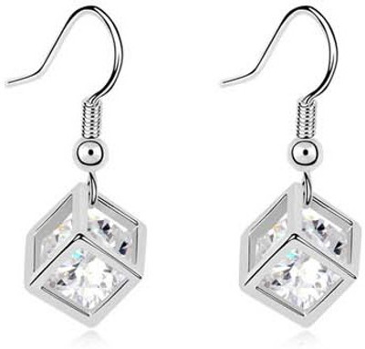 

Silver Shoppee Designer Crystal Alloy Dangle Earring