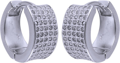 

Elotic FHGS102 Cubic Zirconia Silver Huggie Earring