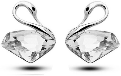

Silver Shoppee Designer Crystal Alloy Stud Earring