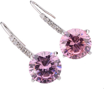 

Aaishwarya Posh Plum Crystal Alloy Dangle Earring