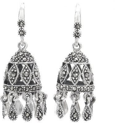 

Johareez 14.50 Grams Marcasite .925s Sterling Silver Dangle Earring