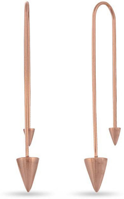 

LeCalla Rose Gold Arrow Threader Earring Sterling Silver Stud Earring