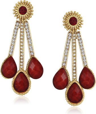 

Meenaz Traditional Earrings Cubic Zirconia, Crystal Alloy Drop Earring
