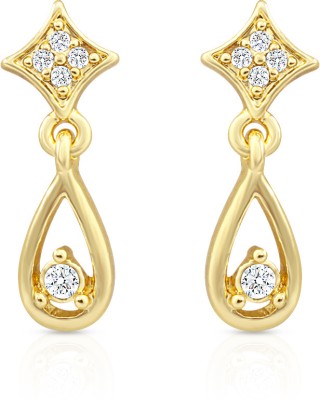 OVIYA Magestic Grace Crystal Alloy, Brass Drops & Danglers