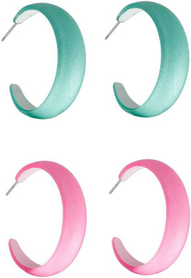 

Aaishwarya Glittering Neon Enamel Earring Set