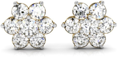 

Vachya JTP-11 Yellow Gold 14kt Diamond Stud Earring(Yellow Gold Plated)