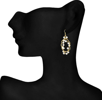 Indus Round Silver Drops & Danglers