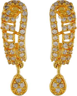 Aarushi Memorable Cubic Zirconia Alloy Drops Danglers Aarushi Earrings