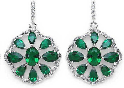 

Johareez Spring Cubic Zirconia Sterling Silver Clip-on Earring