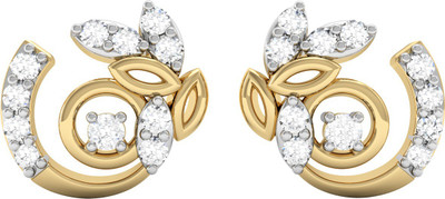 

Vachya ERA Yellow Gold 18kt Diamond Stud Earring(Yellow Gold Plated)