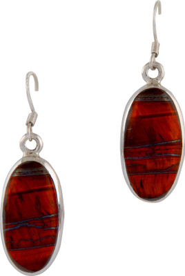 

Eekaba 925 SILVER Tiger Eye Sterling Silver Drop Earring