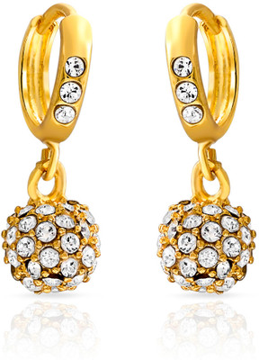 

Mahi Royal Gold Sparklers Alloy Drop Earring