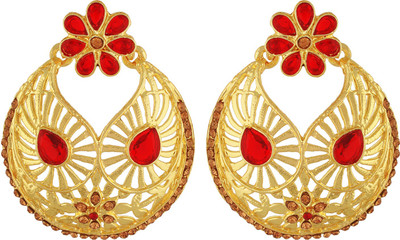 ONE STOP FASHION A Special Colour cube Alloy Chandbali Earring