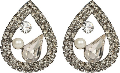 

Jazz Jewellery Wedding Wear Gold Color AD CZ Stone Alloy Alloy Stud Earring