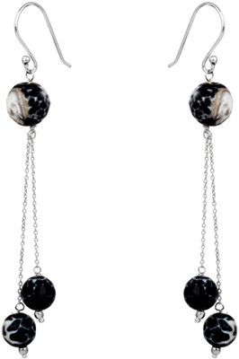 

Silver Arts SA137 Agate Stone, Sterling Silver Dangle Earring
