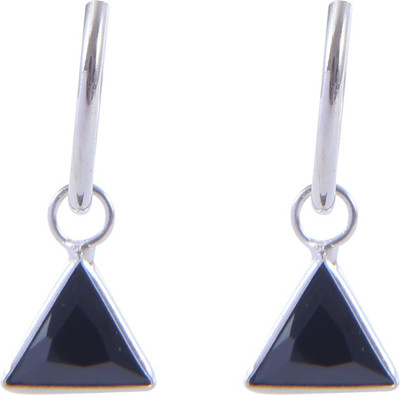 

Abhooshan Color Delight Cubic Zirconia Sterling Silver Hoop Earring