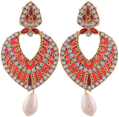 

Grandiose Gold Plate Earrings Copper Dangle Earring