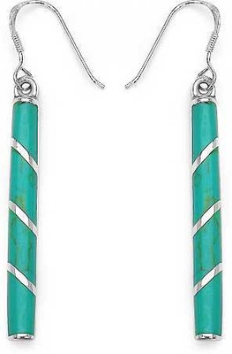 

Johareez Spring Cubic Zirconia Sterling Silver Dangle Earring