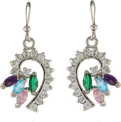 

Nisa Pearls Princess Delight Cubic Zirconia Alloy Dangle Earring