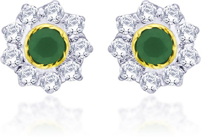

Peora Green Floral Alloy Stud Earring