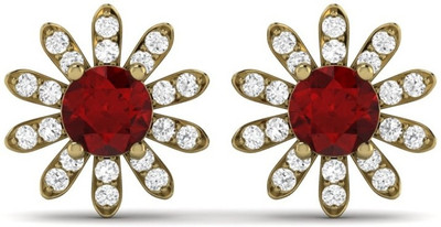 

Kataria Jewellers Floral Silver Stud Earring