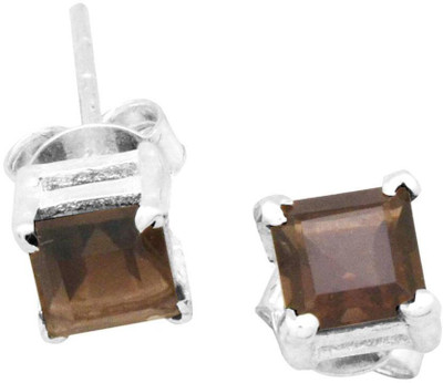 YugshaJewels Elegant YJE-1931 Quartz Sterling Silver Stud Earring