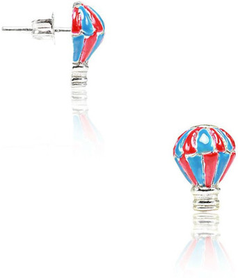 

LeCalla Parachute Red Blue Kids Sterling Silver Stud Earring