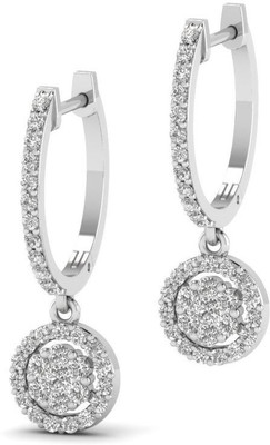 

ICR Jewels ICJSLER5 Cubic Zirconia Sterling Silver Hoop Earring
