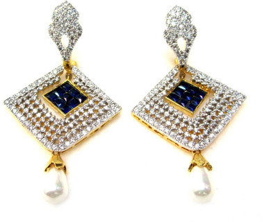 

Poddar Jewels Designer Cubic Zirconia Alloy Drop Earring