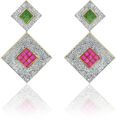 

Alysa Aaratrika ES094603 Cubic Zirconia Alloy Drop Earring