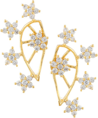 Archi Collection Style Diva Cubic Zirconia Alloy Cuff Earring
