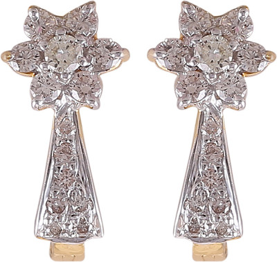 

Jisha Romance Diamond Yellow Gold 18kt Diamond Hoop Earring