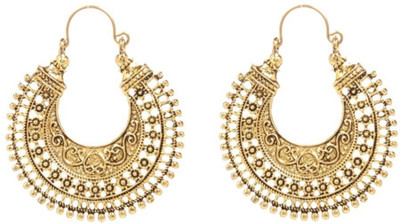 STYYLO FASHION Diva Style Zircon Alloy Chandbali Earring