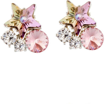 mahi Sparkling Star Swarovski Crystal Alloy Stud Earring