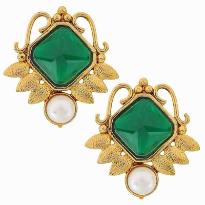 

the jewelbox Filigree Geometric Copper Stud Earring