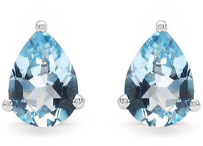 

Johareez Beautiful Topaz Sterling Silver Stud Earring