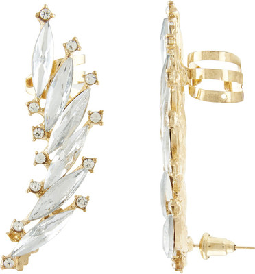 

Shining Jewel Spiky Sparkle Crystal Alloy Cuff Earring