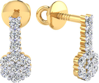 

Samaira Gem and Jewelery Spring Sparkle Yellow Gold 14kt Swarovski Crystal Stud Earring