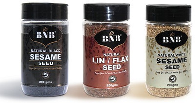 

BnB SESAME SEED & FLAX SEED(600.0 g, Pack of 3)