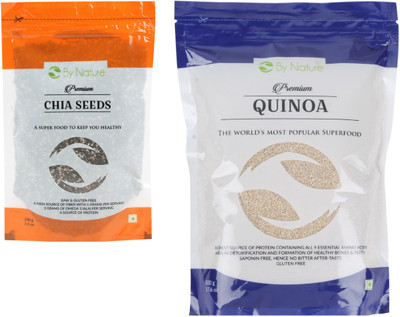 

By Nature Chia Seeds, Quinoa(600.0 g, Pack of 2)