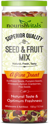 

NourishVitals Seed & Fruit Mix - A Pine Treat - Breakfast / Snacks Trail Mix(150.0 g)
