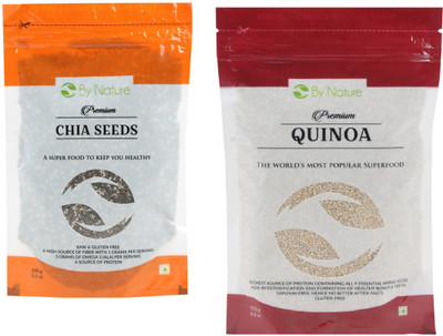 

By Nature Chia Seeds, Quinoa(350.0 g, Pack of 2)