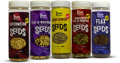 

True Elements Roasted Seeds Gift Pack(125 g, Pack of 5)