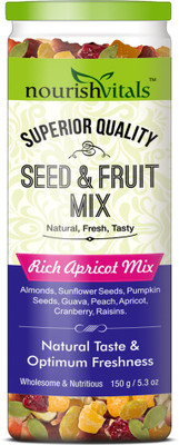 

NourishVitals Seed & Fruit Mix - Rich Apricot Mix - Breakfast / Snacks Trail Mix(150.0 g)